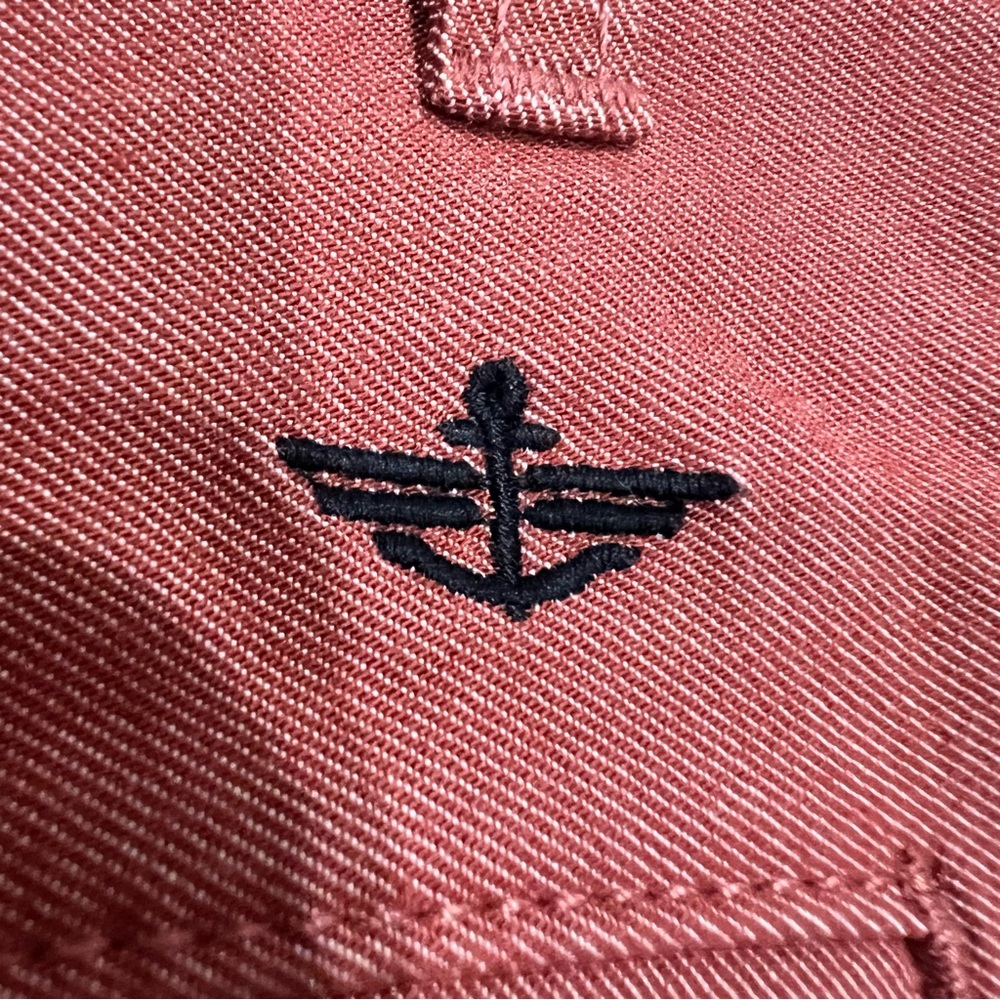 Dockers / Men's Rust Red Alpha Khaki Slim Tapered Fit Pants - Picture 9 of 10